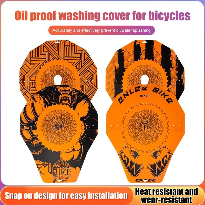 Cubierta de protección de borde de freno de disco de lavado cubierta anticontaminación para bicicleta MTB mantenimiento de bicicleta de montaña cubierta para lavado de coche