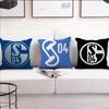 Football Club S-Schalke 04 Pillow Case For Sofa Bedside Table Bedroom Backrest Living Office Cushion Printed Square Multiple