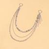 Hip Hop Metal Chain Belt With Lobster Lock For Men And Women Stylish Waist Jewelry