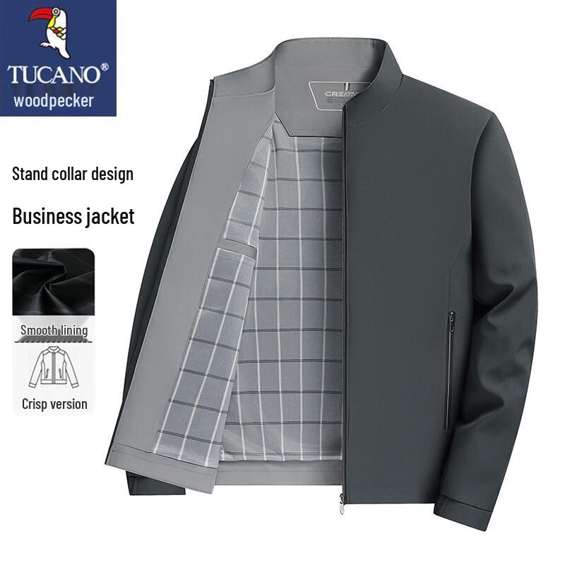 Tucano Men's Business Casual Stand-Collar Jacket
