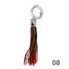 6-Piece Resin Soft Lure Set-Large Octopus Skirt Squid-Style Baits for Trolling Boat Fishing & Sea Angling Tuna Lure Hooks