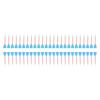 50pcs Epoxy Mixing Nozzle Tip for Adhesive Applicator Resin Mixing Tip Dental AccessoryBlue Orange 10:1