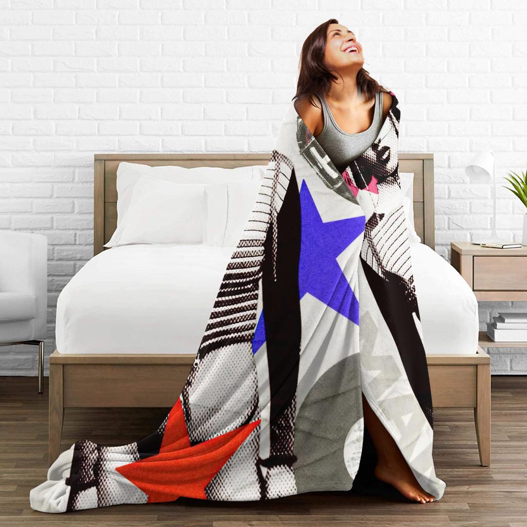 Rosalia Lux  Soft Warm Blankets  Travel Plush Bedding Throws Fluffy Home Decor Flannel Bedspread Sofa Bed Cover
