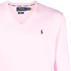 Polo Ralph Lauren Ss22 Vyšívané logo značky Kulatý výstřih Bavlna Dlouhý rukáv Pánský svetr Růžový 710744677048