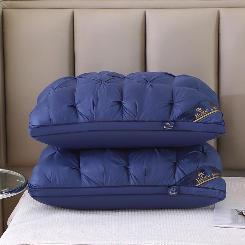 Durable 48x74cm Hotel Pillow Set - High Loft, Plush, Home Gift, Pair of 2