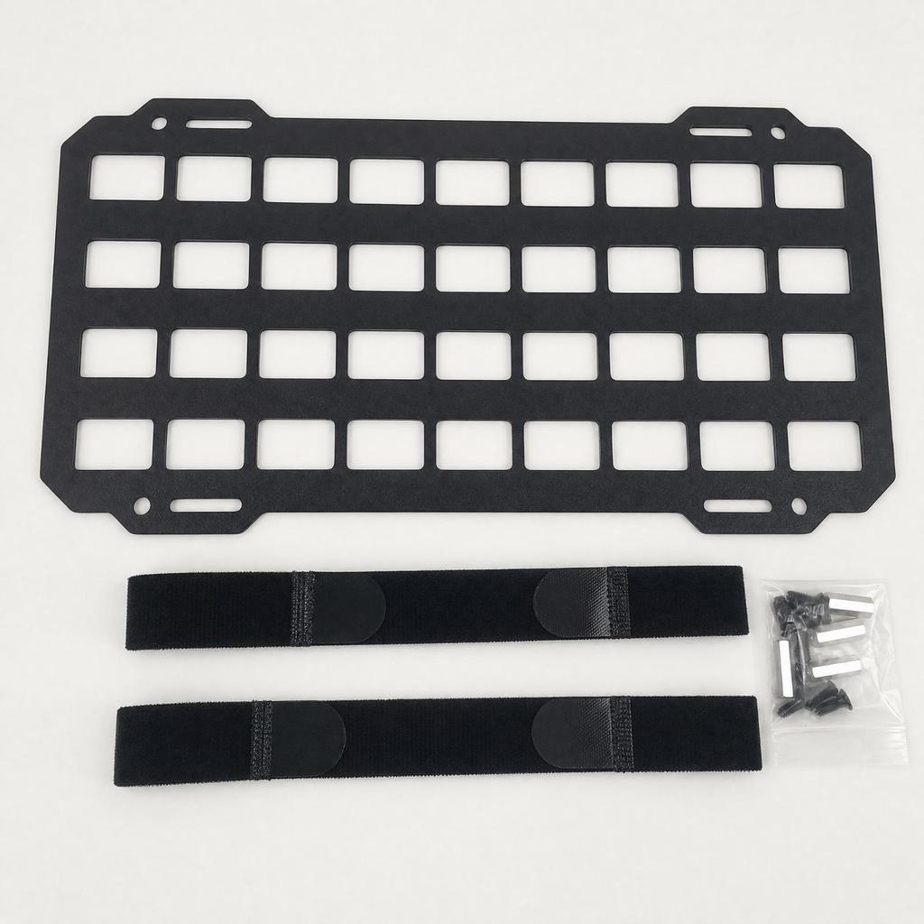 Motorcycle Accessory Low-Profile Top-Box Mounting Plate for
