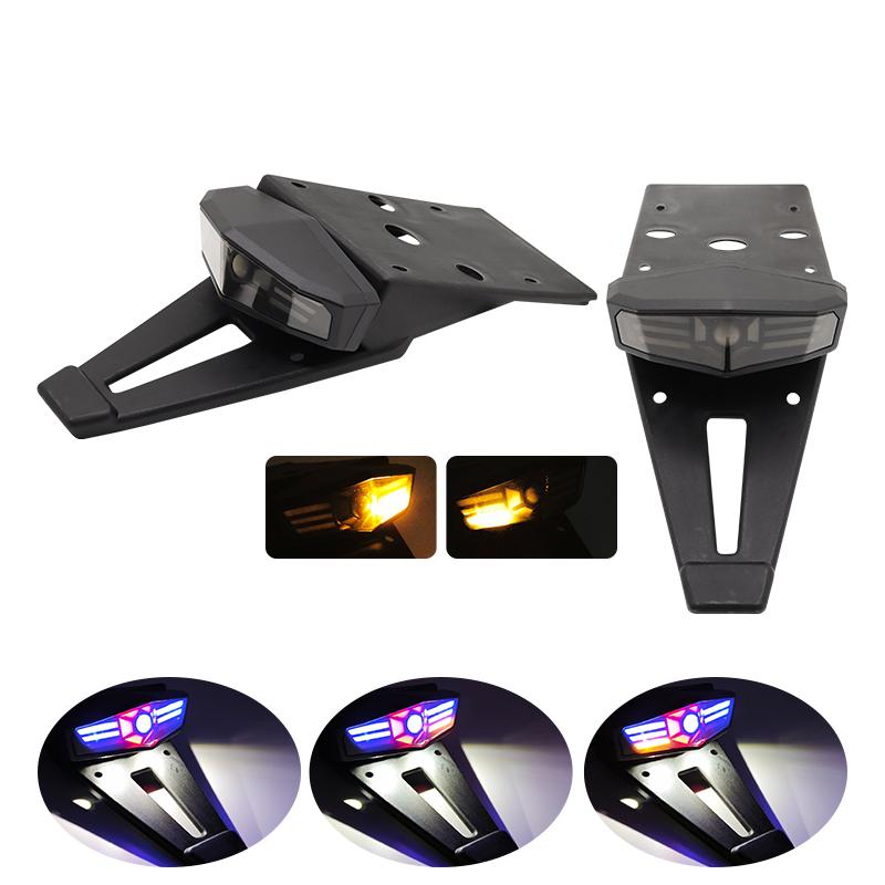 

Задній ліхтар для мотоцикла з кронштейном Універсальна світлодіодна задня сигнальна лампа Індикатор зупинки гальм для ATV Bobber Enduro Dirt Bike 2 pieces