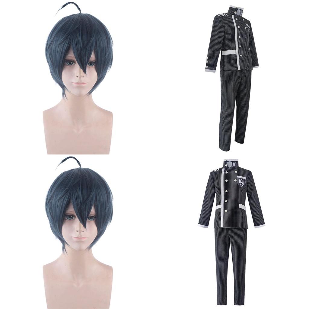 Danganronpa V3 Saihara Shuichi Cosplay Kostüm Exquisite Schuluniform Mit Perücke