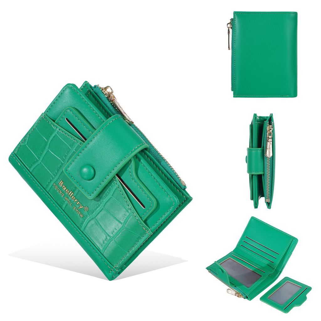 Womens Pu Wallet With Card Slots And Money Clip For Daily Use