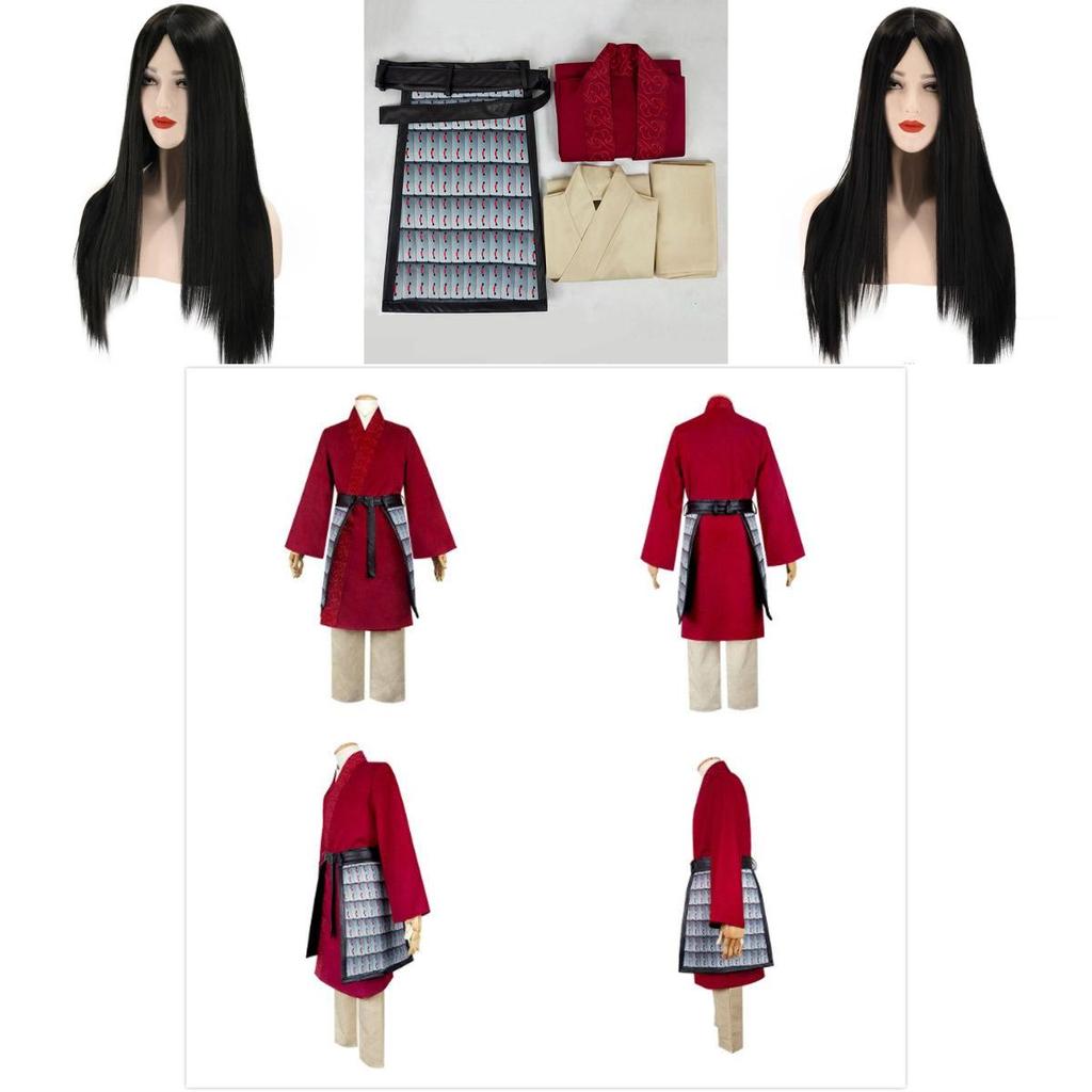 Beautifully Crafted Hua Mulan Cosplay Costume For Halloween And Parties With Soft Material