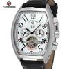 Fashion FORSINING Top Brand Tourbillon Mens Clock Military Army Sport Clock Male Luxury Automatic Mechanical Date Men Watch Gift