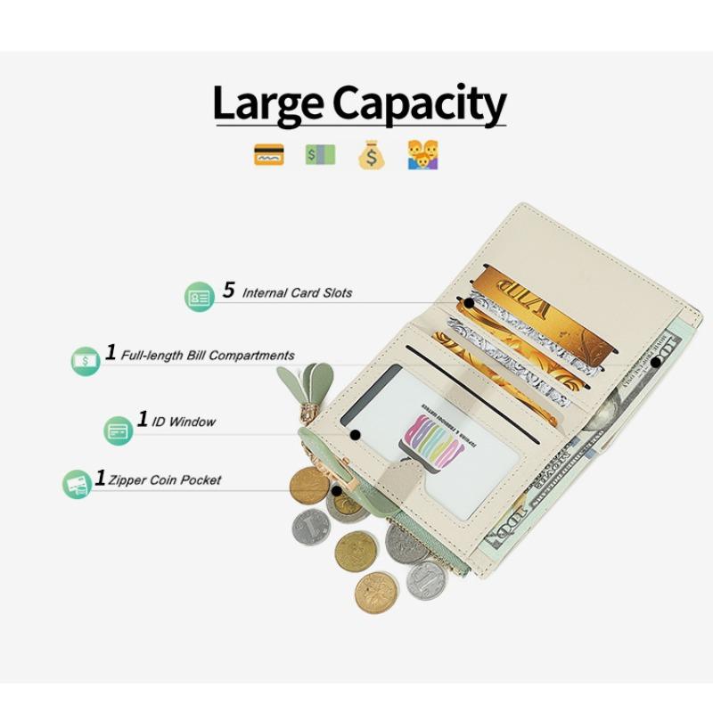 Simple Short Wallet Multi-card Change Bag Card Bag Small Fresh and High-end Women's Wallet