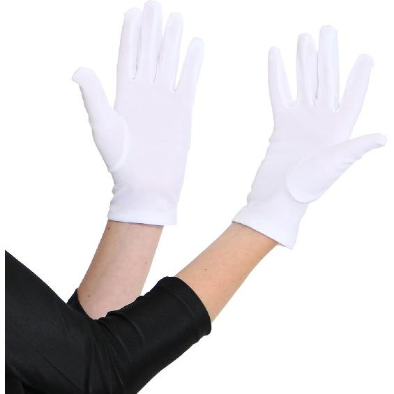 Детская белая перчатка Danzcue (Пара)