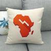 African continent thumbnail Digital printing short plush pillow covers for car sofa office cushion cover home goods 60x60cm