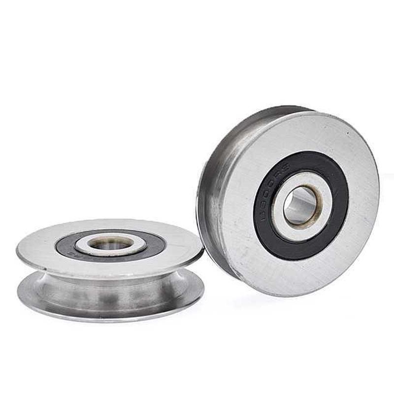 Kółko ze stali nierdzewnej 6*29.3*8mm, zawiesie z liny stalowej, wodoodporne, nierdzewne, rowek koła łożyskowego nie SUS304, typ rowka U