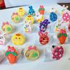Easter Light Up Rings 20/50Pcs Easter Egg Filler LED Rings Glow In the Dark Party Easter Basket Stuffers Party Decor Gifts
