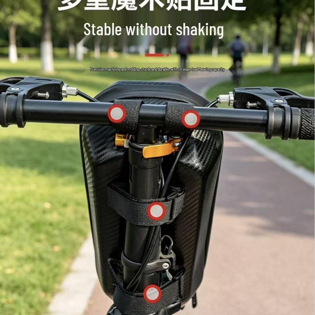 Large Capacity Waterproof Hard Shell Front Bag for Bikes and Scooters