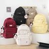 Schoolbag new Japanese and Korean ins style class backpack women's large-capacity leisure travel backpack Chinese college student nylon schoolbag