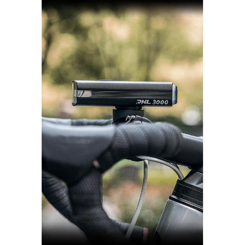 ROCKBROS 3000LM Lampa Rowerowa 10000mAh Power Bank Ładowanie Type-C Lampa Przednia Latarka Rowerowa MTB Kolarstwo Szosowe Błysk Podświetlenie