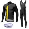2026 Winter Fleece Warm Cycling Suit Set Thermal Fleece Team Ropa Ciclismo Warm Cycling Clothes Men Jersey Suit Outdoor Riding Bike MTB Bib Pants Set