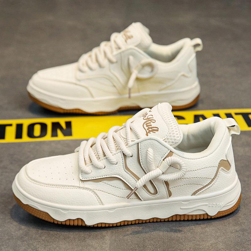 

Хлебные туфли новая спортивная обувь нишевая универсальная повседневная обувь для скейтборда студенческая одинарная обувь 44 бежевый