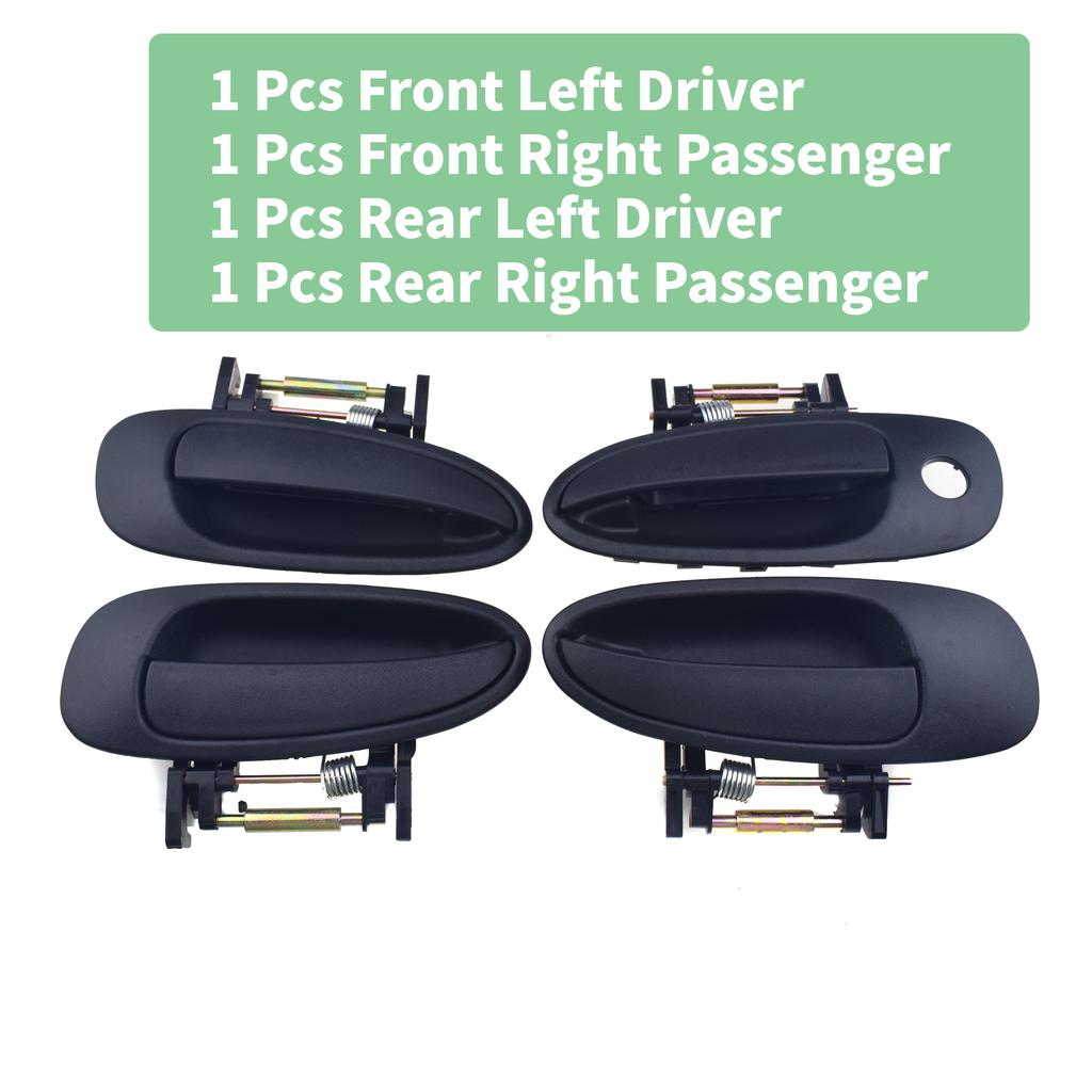 1/2/4 Pcs Outside Door Handle Front / Rear Left Driver or Right Passenger For Toyota Avensis 1997 1998 1999 2000 2001 2002 2003