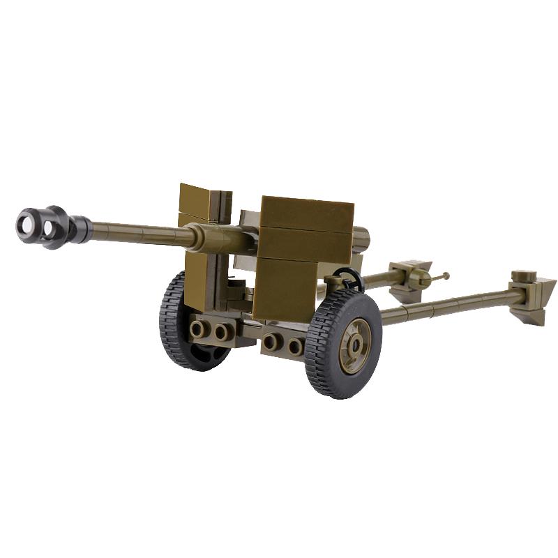 MOC Militär SWAT Waffe WW2 Spielzeugpistole Sandsackkanone Bausteine Ziegel Spielzeug für Kinder Kinder Geschenke DIY Spielzeug Militär