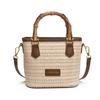 New summer straw bag fashion portable bucket bag woven bag seaside beach bag