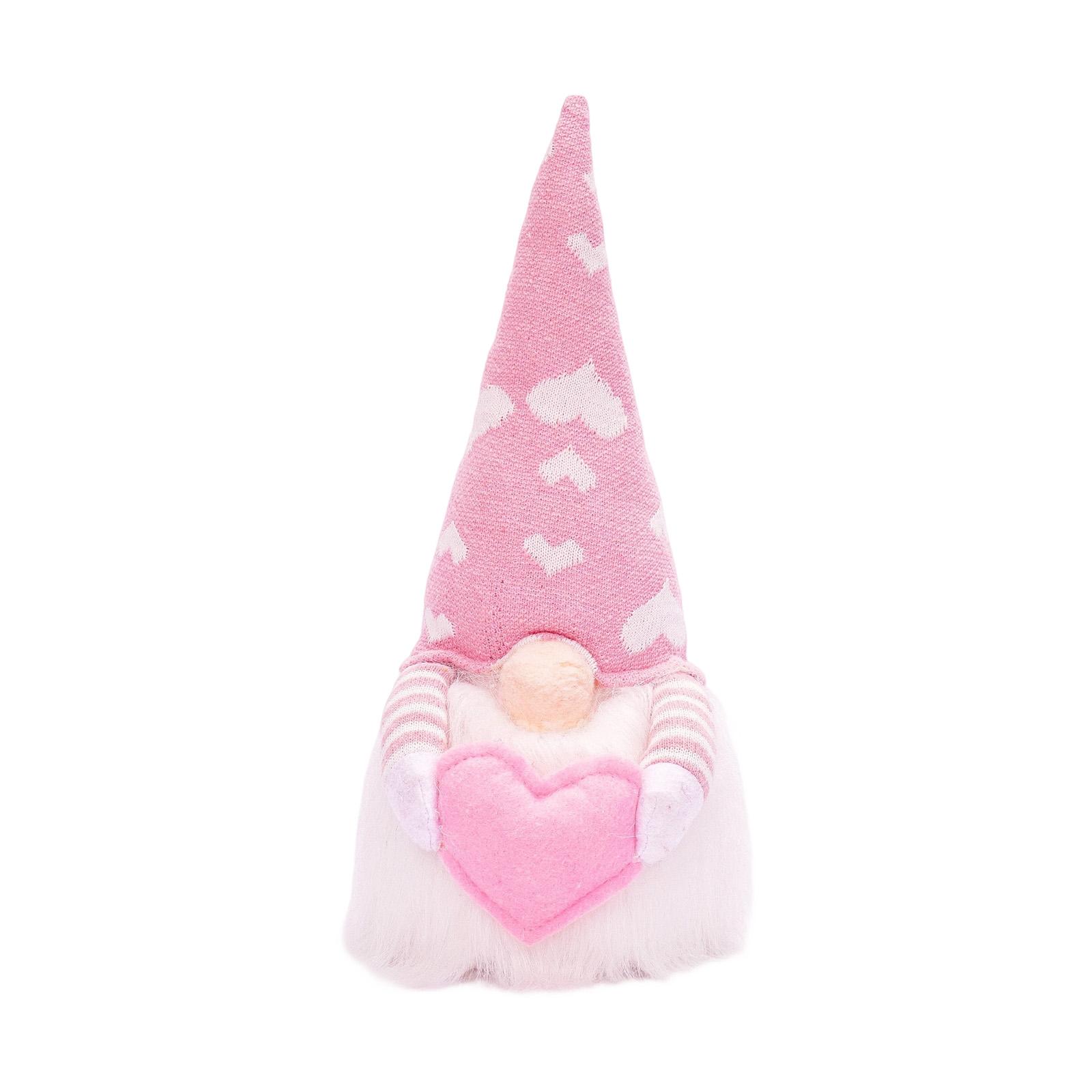

Valentine s Day Gnome Plush Toys, Home Decorations, Desktop Ornaments, Gift Trays, Party Decorations One Size розовый
