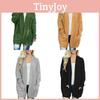 Warm And Chunky Knit Women Cardigan Sleeve Casual Sweater Outwear