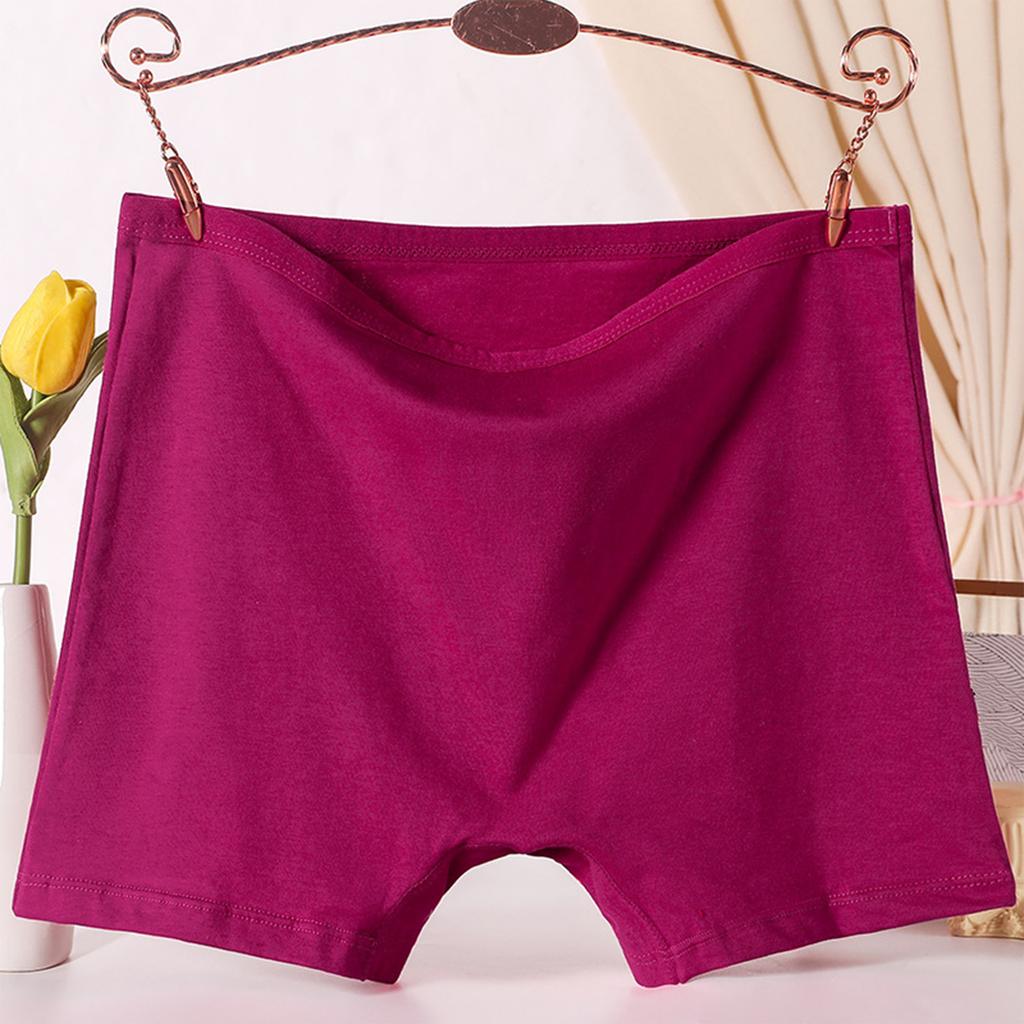 Women's Flat Cornered Underwear, Plus Size High Waisted Underwear