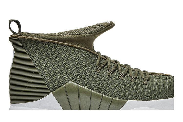 Men's Sneakers Jordan 15 Retro PSNY Woven Olive Medium Olive/Medium Olive-Sail