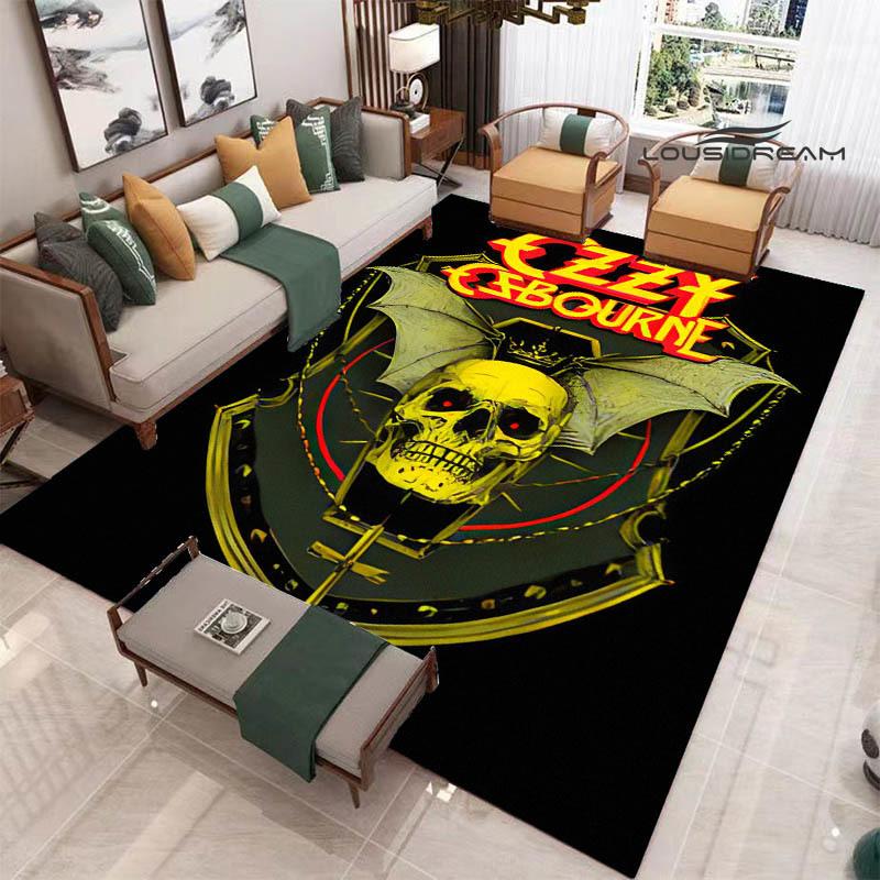 Ozzy osbourne printed carpet Living room bedroom non-slip carpets Yoga mat door mat Outdoor carpet kawaii rug birthday gift