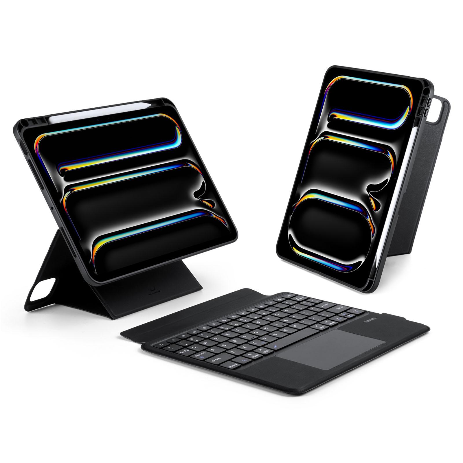 

DUX DUCIS For iPad Pro 11 (2024) Case Detachable Touchpad Bluetooth-compatible Keyboard Tablet Leather Cover A