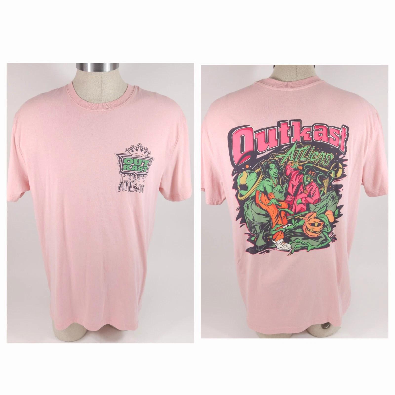 Outkast ATLiens Pink Graphic T-Shirt Mens M