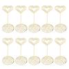 10Pcs Gold /Rose Gold Table Number Stands Stable Base Name Card Holder  Wedding Party