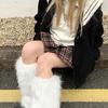 Faux Furs Leg Warmer,Y2K Warm Cozy Fuzzy Leg Warmer Boot Cuffs Cover for Womens