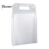 Thick Stitched Carrying Handle Folder Translucent Vertical Expanding File Organizer with 13 Pockets, Accordion Folders Reinforced Labels, A4