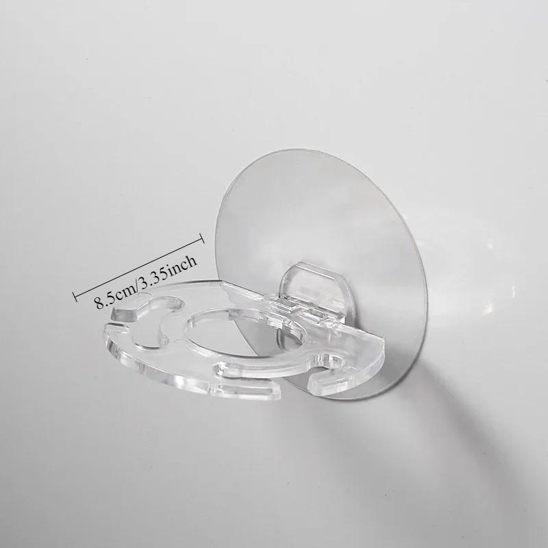 Removable toothbrush holder transparent razor storage rack, toothbrush storage rack bathroom gadgets