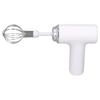 Electric Egg Beater Cordless Hand Mixer Handheld Egg Whisk for Cream Salad Dressing White
