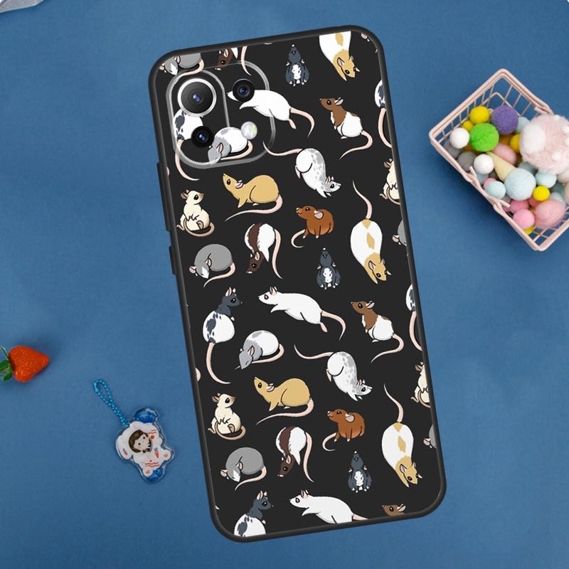 Mouse Rat Case For Xiaomi 15 Ultra 13 14 11T 12T 13T 14T Pro POCO X7 Pro F5 F6 M6 X3 X5 X6 Pro Coque
