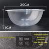 Transparent Plastic Round Serving Basin for Spicy Hot Pot