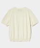Seteo (W) Classic Crew Neck Half Knit Cream
