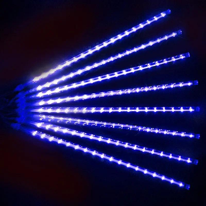 EU Plug Meteor Shower Led Fairy String Lights Street Garlands Party Decorations for Holiday Halloween Wedding Birthday Christmas