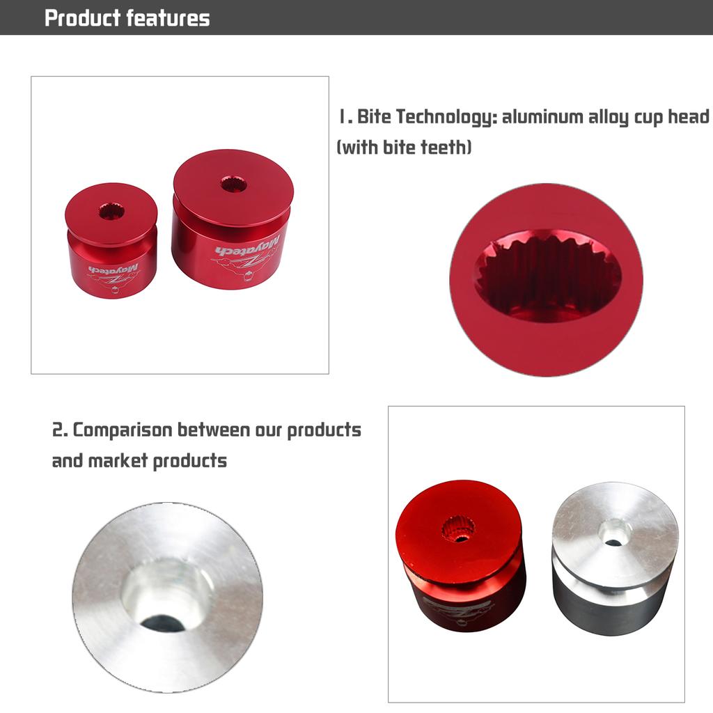 Mayatech TOC Electric Rc Engine Starter Spare Parts Special Starting Aluminum Alloy Cup Head Starting Rubber Head