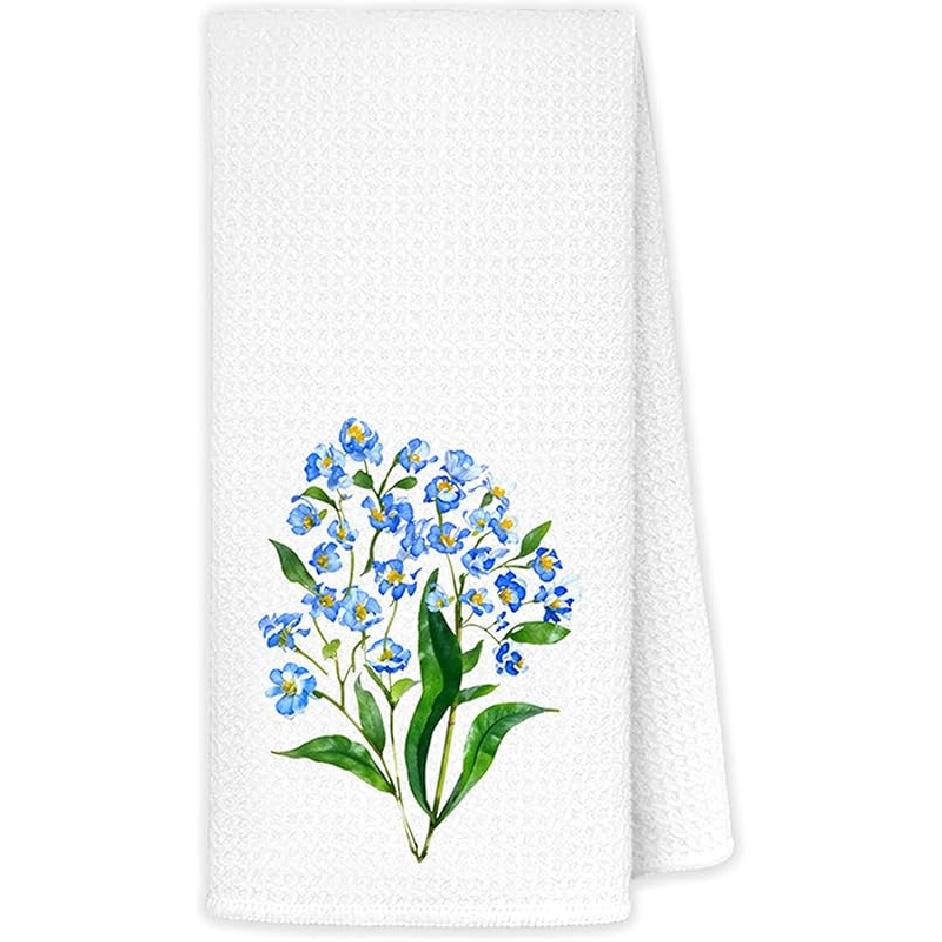 JINYO Mushroom Kitchen Towels, Red Mushroom Decorative Hand Towels for Bathroom, Cottagecore Mushroom Dish Towels Tea Towels for Kitchen, Mushroom