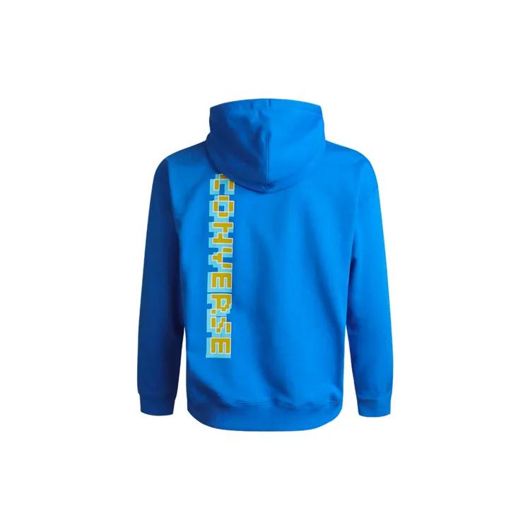 Converse Sweatshirts Men's Blue Hooded Moderate Regular (Unisex) Sweatshirts 10022413 A02