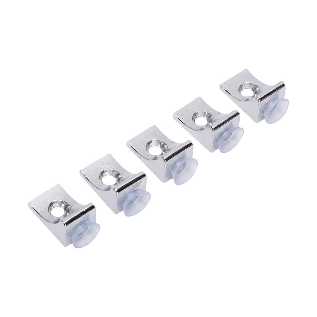 10pcs 12g Glass Shelf Brackets Zinc Alloy Shelf Support Pegs Glass Panel Board Holder Cabinet Furniture Fixing Bracket