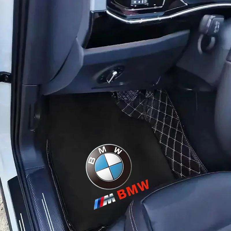 XZESF1 Für BMW Neu 2025 Neu Für BMW 3er 4er 5er Serie 320i 530i 550i F20 F21 F30 F31 F25 F01Zubehör Luxus Teppich Velours Fußmatten-4-Stück