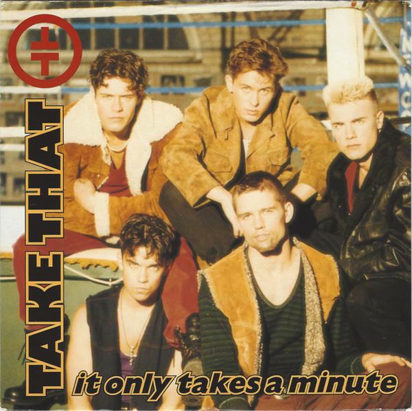 7inch Record TAKE THAT - It Only Takes A Minute 74321101007 RCA 1992 UK Pop Used